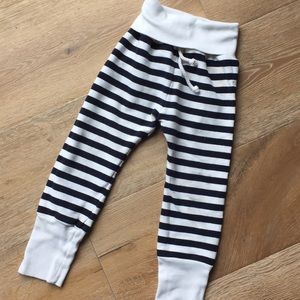 3T childhoods navy stripe joggers